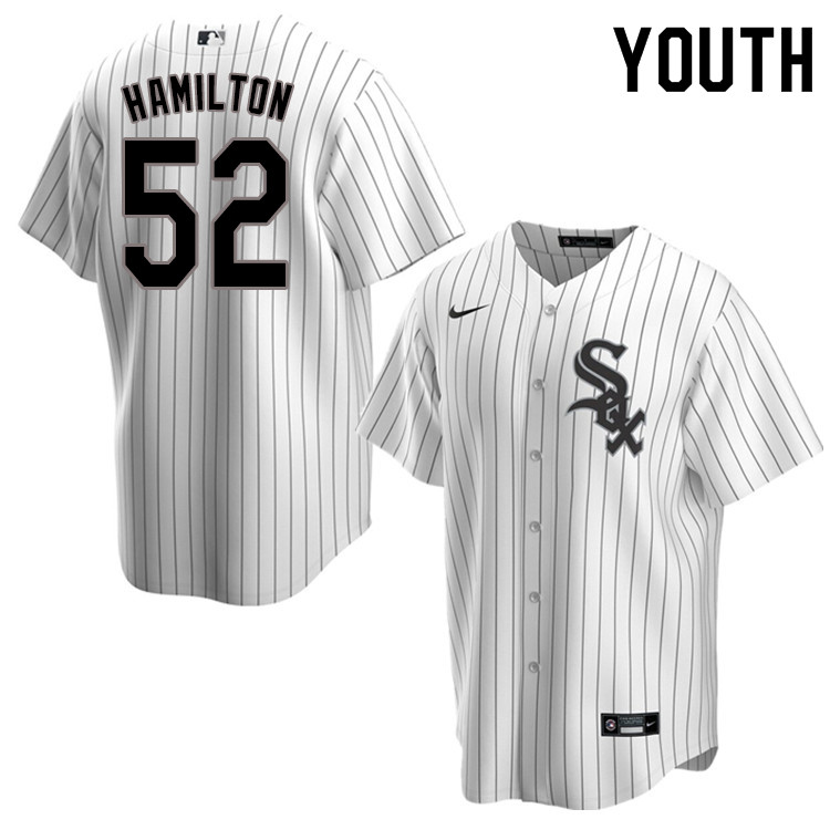 Nike Youth #52 Ian Hamilton Chicago White Sox Baseball Jerseys Sale-Pinstripe